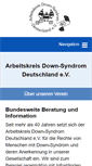 Mobile Screenshot of down-syndrom.org